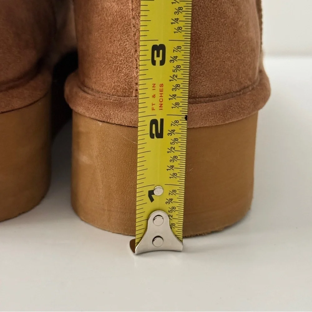 Madden Girl Embrace Platform Booties Tan